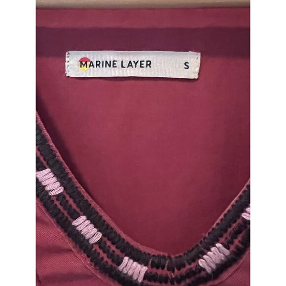 Marine Layer Tocaloma Boho Blouse, Size Small - Picture 6 of 8